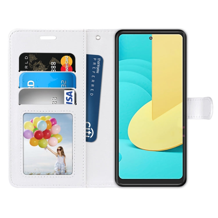 For LG Stylo 7 5G Pure Color Horizontal Flip PU Leather Case with Holder & Card Slots & Wallet & Photo Frame