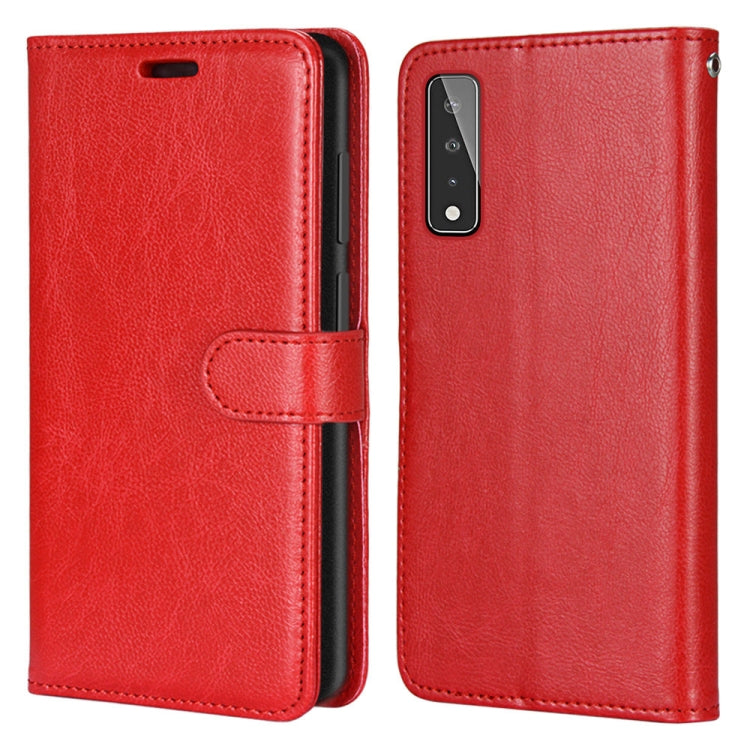 For LG Stylo 7 5G Pure Color Horizontal Flip PU Leather Case with Holder & Card Slots & Wallet & Photo Frame