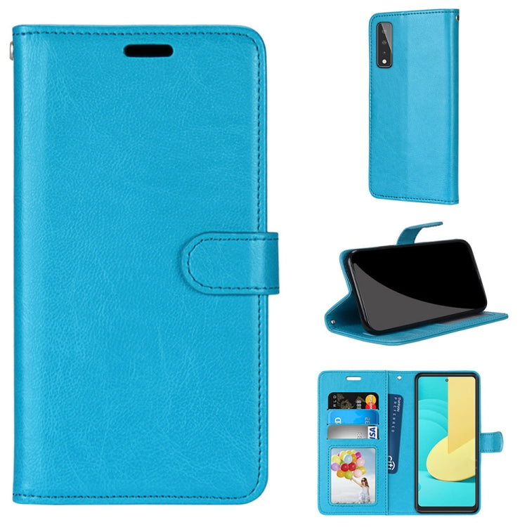 For LG Stylo 7 5G Pure Color Horizontal Flip PU Leather Case with Holder & Card Slots & Wallet & Photo Frame