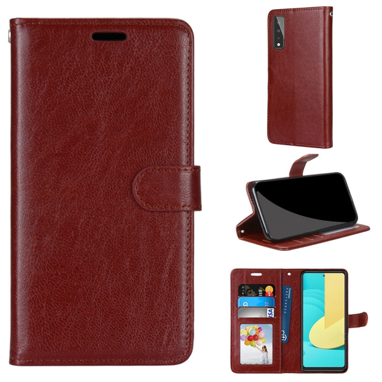 For LG Stylo 7 5G Pure Color Horizontal Flip PU Leather Case with Holder & Card Slots & Wallet & Photo Frame