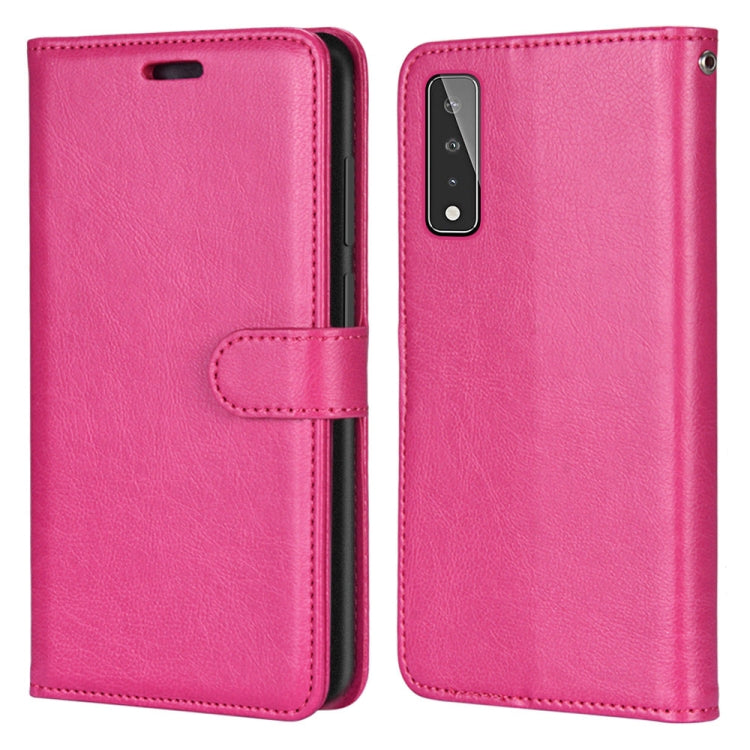 For LG Stylo 7 5G Pure Color Horizontal Flip PU Leather Case with Holder & Card Slots & Wallet & Photo Frame