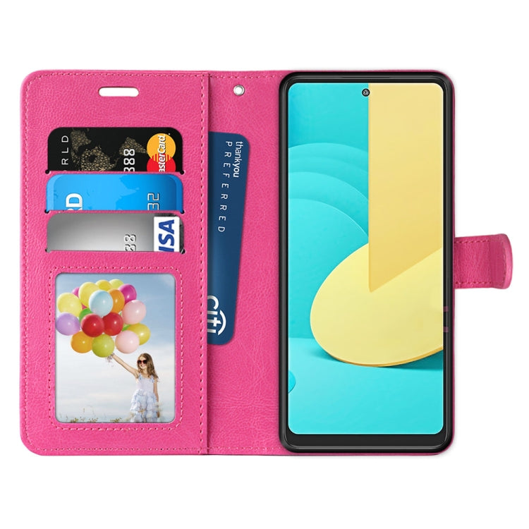 For LG Stylo 7 5G Pure Color Horizontal Flip PU Leather Case with Holder & Card Slots & Wallet & Photo Frame