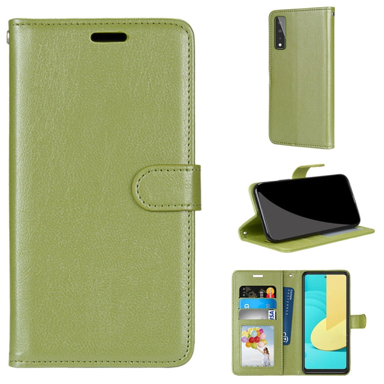 For LG Stylo 7 5G Pure Color Horizontal Flip PU Leather Case with Holder & Card Slots & Wallet & Photo Frame