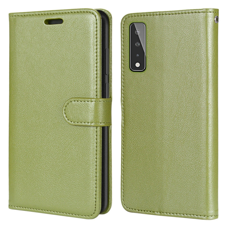 For LG Stylo 7 5G Pure Color Horizontal Flip PU Leather Case with Holder & Card Slots & Wallet & Photo Frame