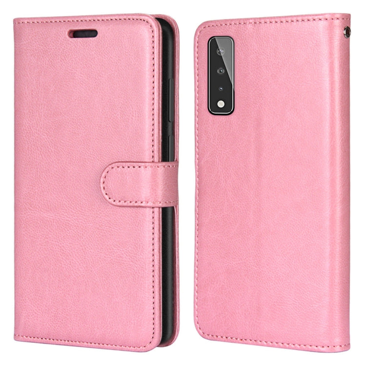 For LG Stylo 7 5G Pure Color Horizontal Flip PU Leather Case with Holder & Card Slots & Wallet & Photo Frame
