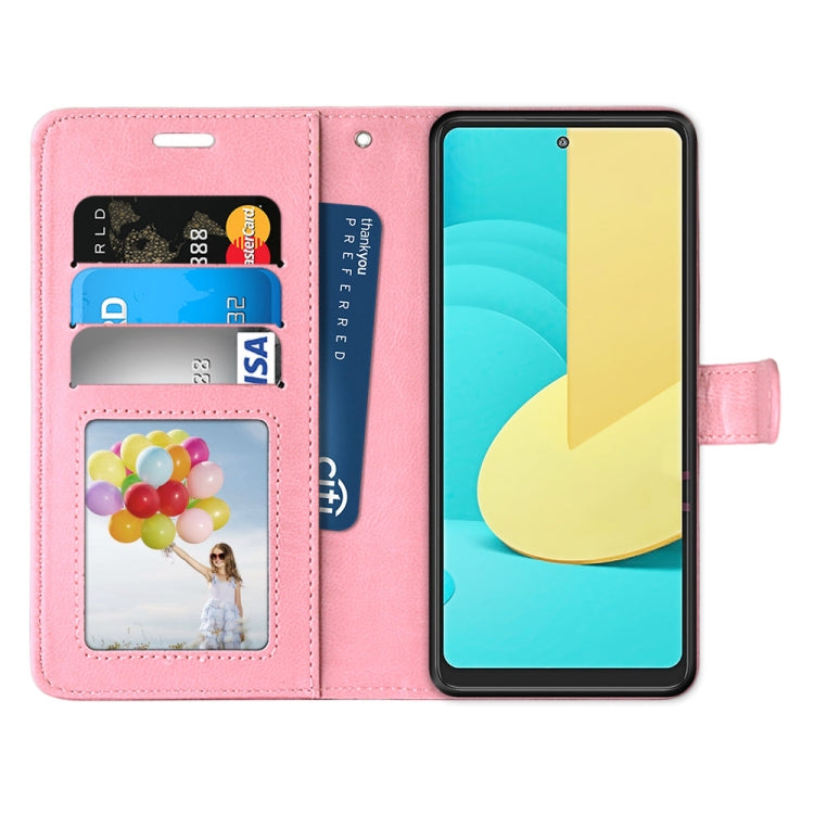 For LG Stylo 7 5G Pure Color Horizontal Flip PU Leather Case with Holder & Card Slots & Wallet & Photo Frame