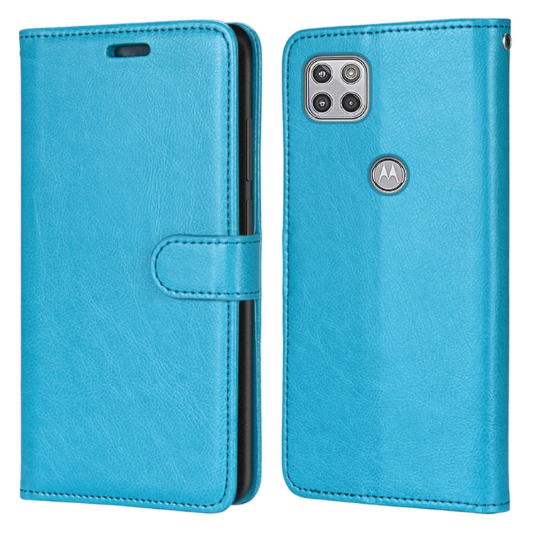 For Motorola Mote G 5G Pure Color Horizontal Flip PU Leather Case with Holder & Card Slots & Wallet & Photo Frame
