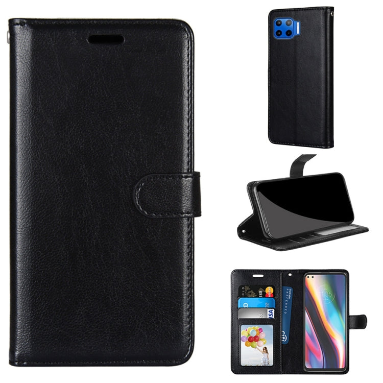 For Motorola Mote G 5G Plus Pure Color Horizontal Flip PU Leather Case with Holder & Card Slots & Wallet & Photo Frame