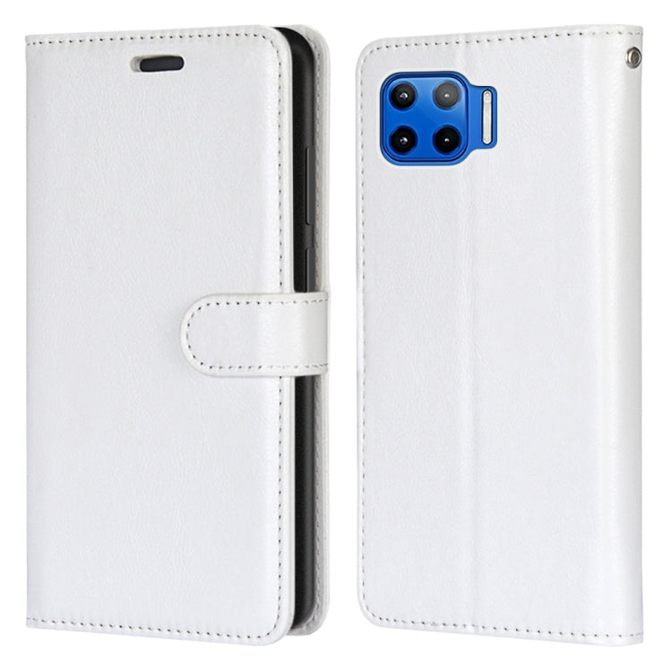 For Motorola Mote G 5G Plus Pure Color Horizontal Flip PU Leather Case with Holder & Card Slots & Wallet & Photo Frame