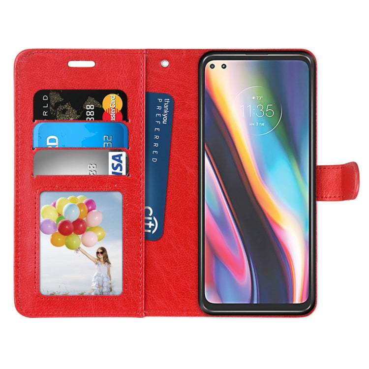 For Motorola Mote G 5G Plus Pure Color Horizontal Flip PU Leather Case with Holder & Card Slots & Wallet & Photo Frame
