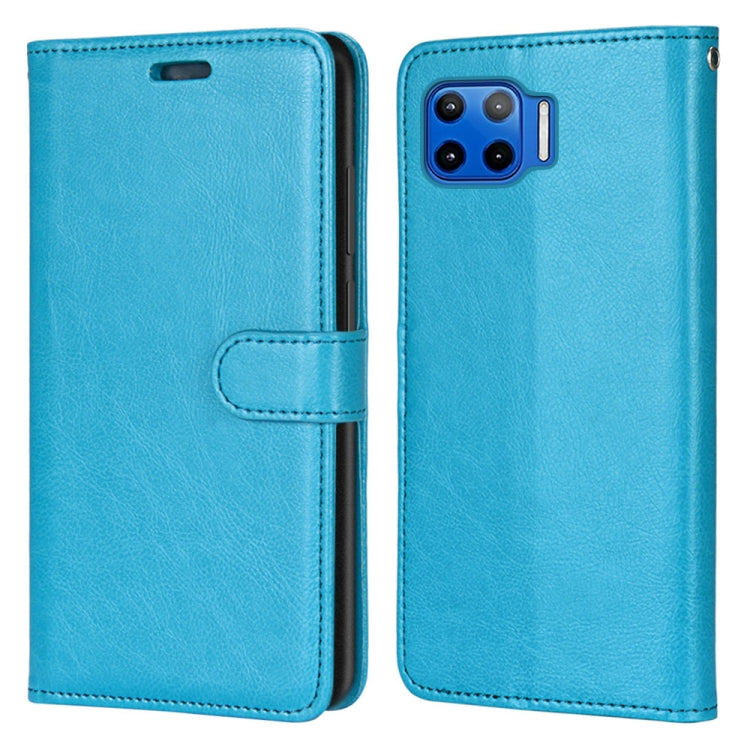 For Motorola Mote G 5G Plus Pure Color Horizontal Flip PU Leather Case with Holder & Card Slots & Wallet & Photo Frame