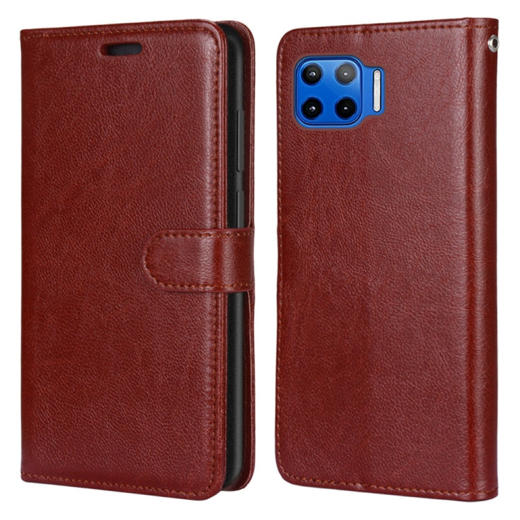 For Motorola Mote G 5G Plus Pure Color Horizontal Flip PU Leather Case with Holder & Card Slots & Wallet & Photo Frame