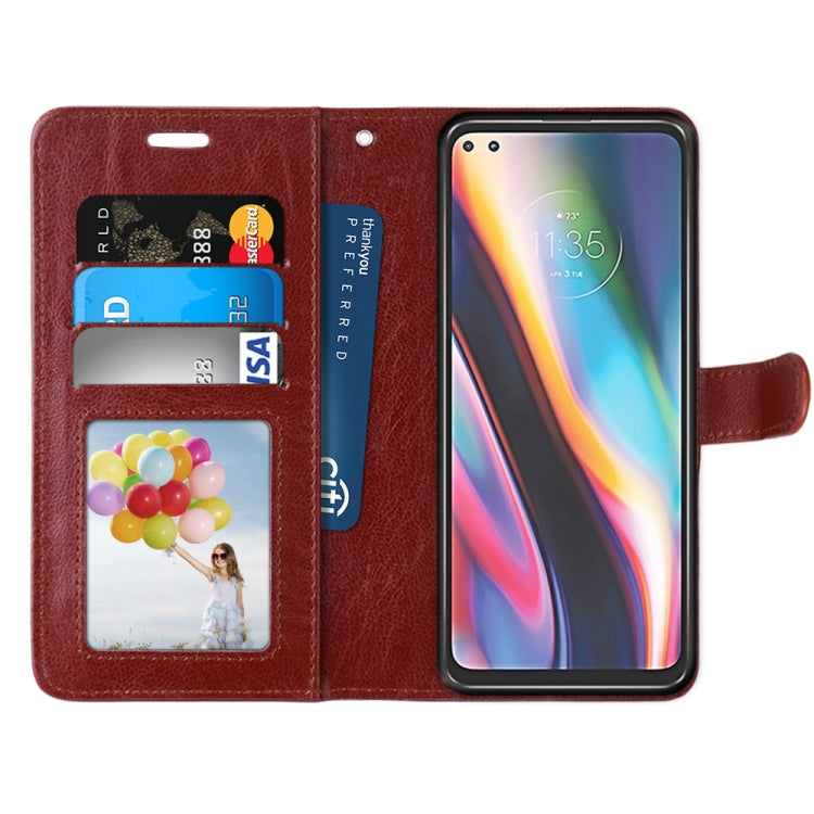 For Motorola Mote G 5G Plus Pure Color Horizontal Flip PU Leather Case with Holder & Card Slots & Wallet & Photo Frame