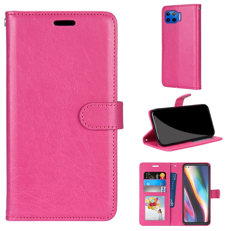 For Motorola Mote G 5G Plus Pure Color Horizontal Flip PU Leather Case with Holder & Card Slots & Wallet & Photo Frame