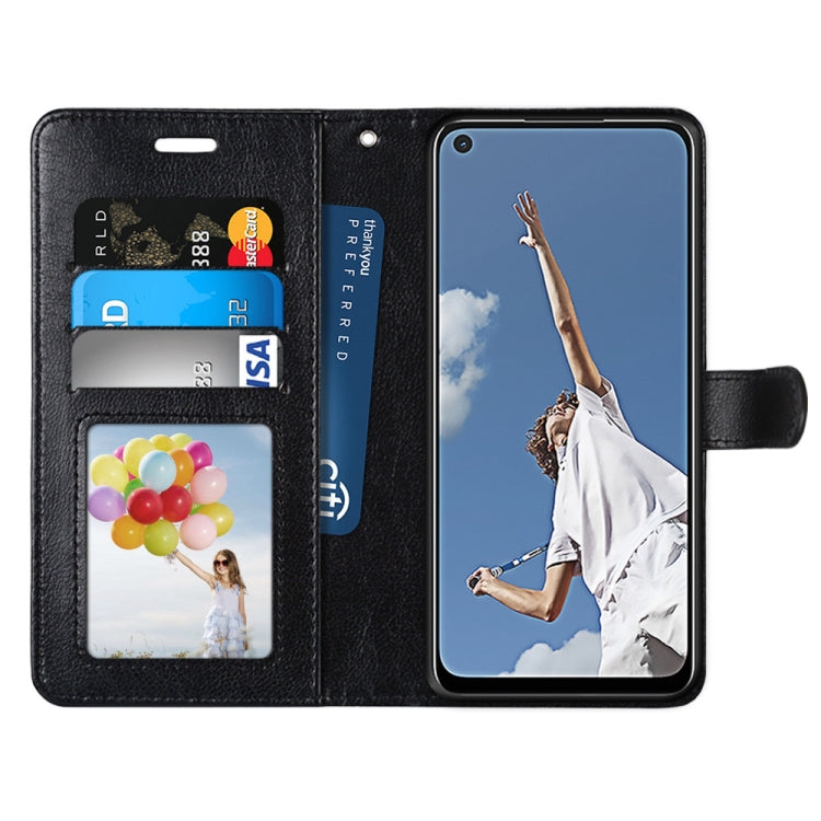 For OPPO A52 / A92 / A72 5G Pure Color Horizontal Flip PU Leather Case with Holder & Card Slots & Wallet & Photo Frame
