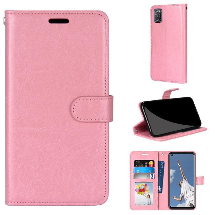 For OPPO A52 / A92 / A72 5G Pure Color Horizontal Flip PU Leather Case with Holder & Card Slots & Wallet & Photo Frame