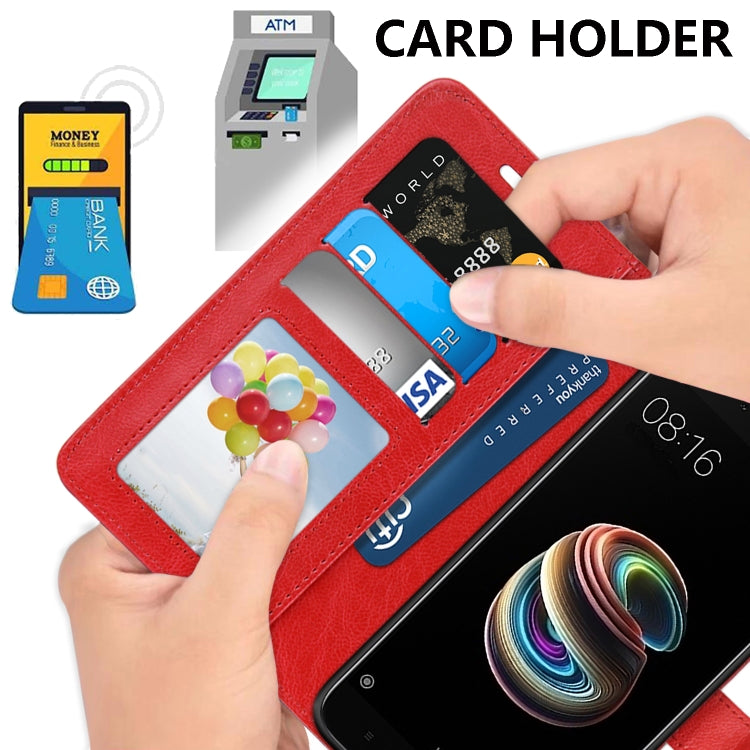 For Alcatel 1L (2021) Pure Color Horizontal Flip PU Leather Case with Holder & Card Slots & Wallet & Photo Frame