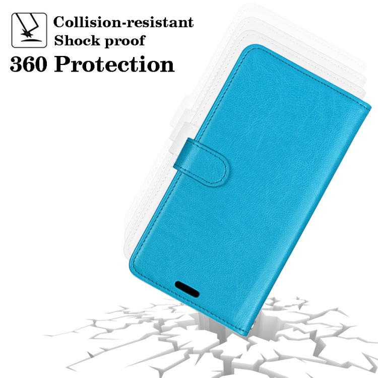 For Alcatel 1L (2021) Pure Color Horizontal Flip PU Leather Case with Holder & Card Slots & Wallet & Photo Frame
