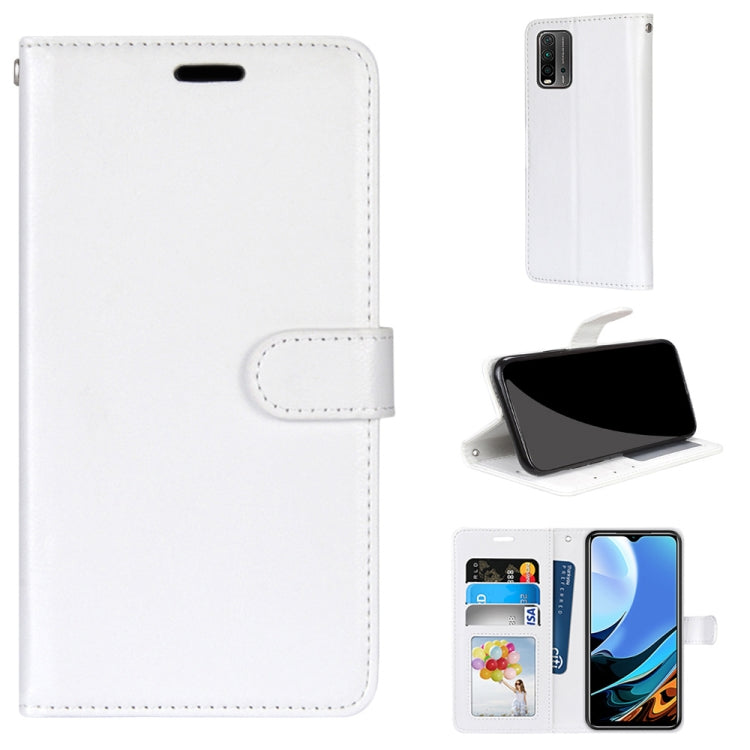 For Xiaomi Redmi 9 Power / Note 9 4G Pure Color Horizontal Flip PU Leather Case with Holder & Card Slots & Wallet & Photo Frame