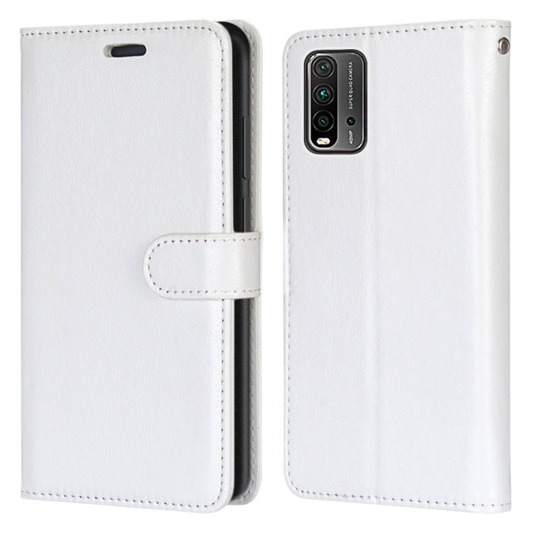 For Xiaomi Redmi 9 Power / Note 9 4G Pure Color Horizontal Flip PU Leather Case with Holder & Card Slots & Wallet & Photo Frame