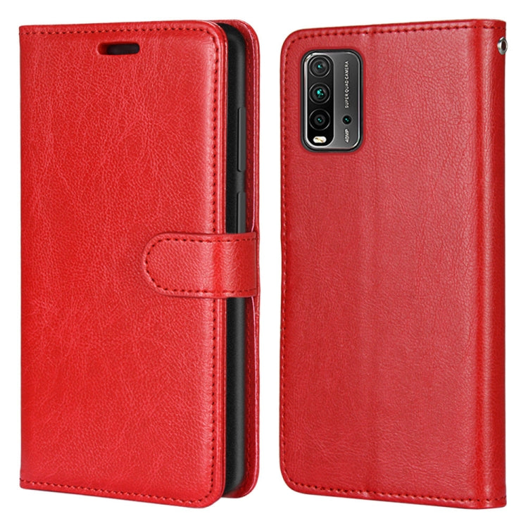 For Xiaomi Redmi 9 Power / Note 9 4G Pure Color Horizontal Flip PU Leather Case with Holder & Card Slots & Wallet & Photo Frame