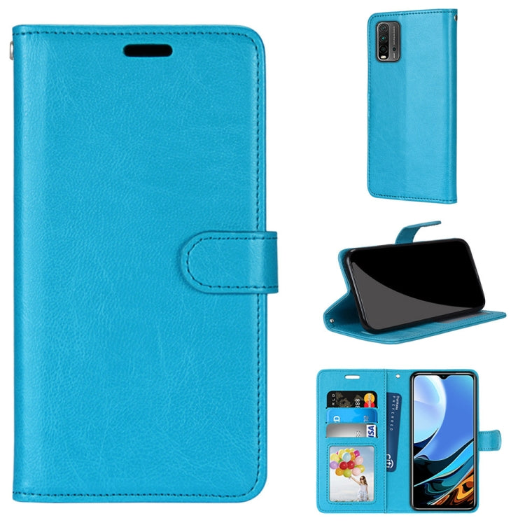 For Xiaomi Redmi 9 Power / Note 9 4G Pure Color Horizontal Flip PU Leather Case with Holder & Card Slots & Wallet & Photo Frame