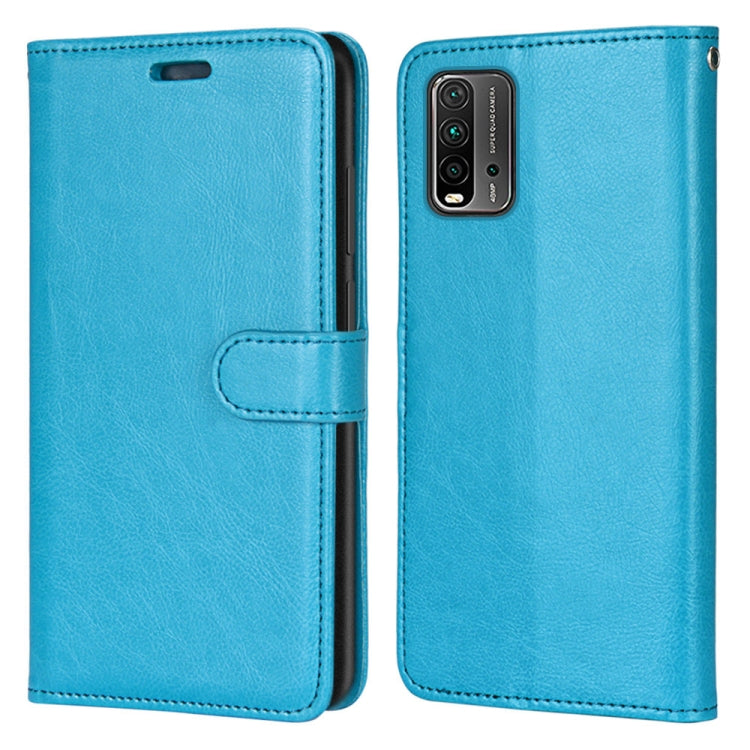 For Xiaomi Redmi 9 Power / Note 9 4G Pure Color Horizontal Flip PU Leather Case with Holder & Card Slots & Wallet & Photo Frame