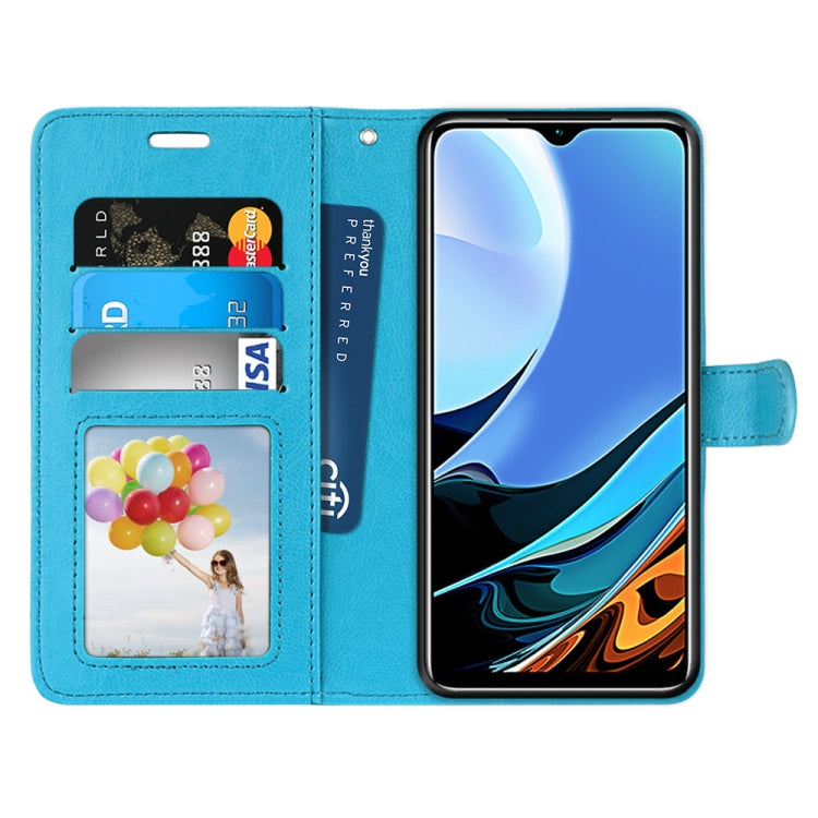 For Xiaomi Redmi 9 Power / Note 9 4G Pure Color Horizontal Flip PU Leather Case with Holder & Card Slots & Wallet & Photo Frame