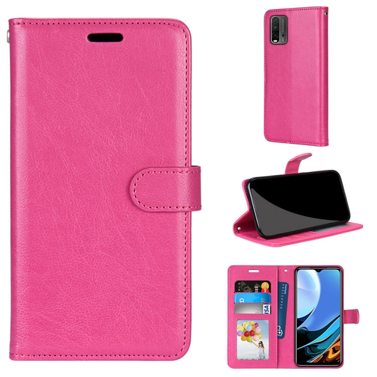 For Xiaomi Redmi 9 Power / Note 9 4G Pure Color Horizontal Flip PU Leather Case with Holder & Card Slots & Wallet & Photo Frame