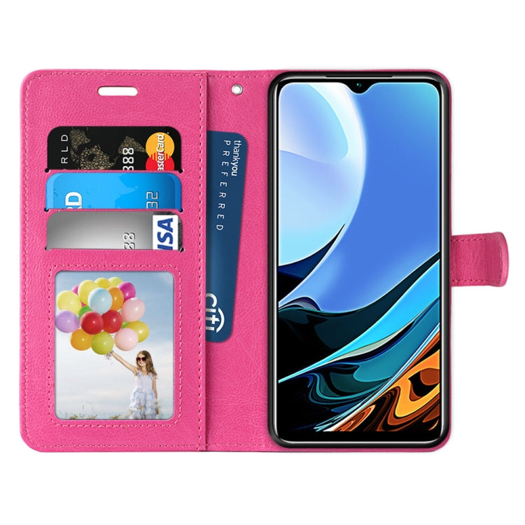 For Xiaomi Redmi 9 Power / Note 9 4G Pure Color Horizontal Flip PU Leather Case with Holder & Card Slots & Wallet & Photo Frame