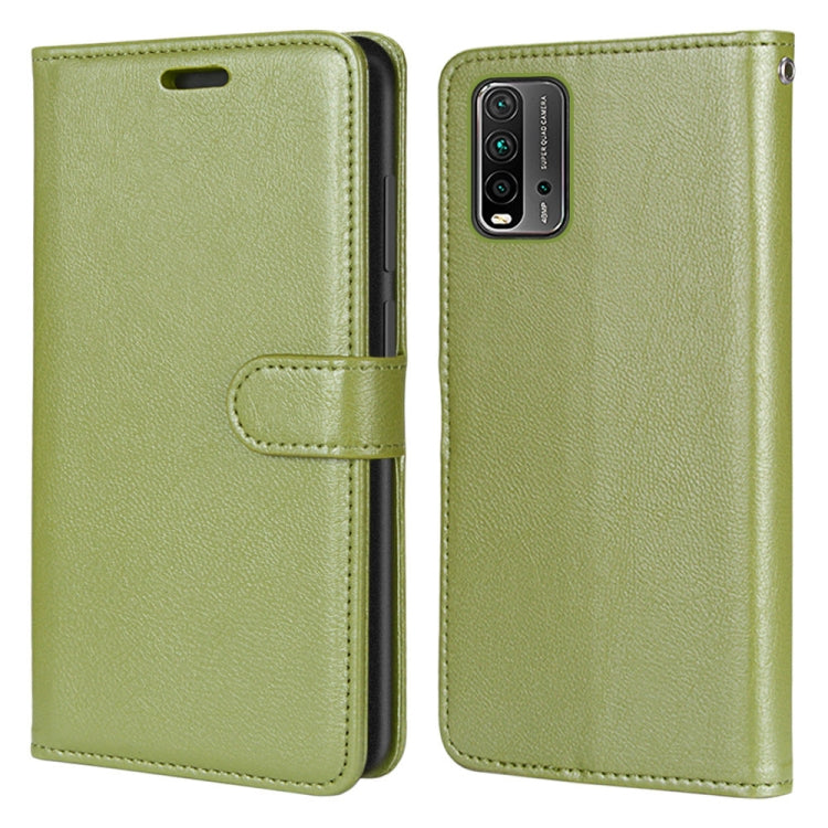 For Xiaomi Redmi 9 Power / Note 9 4G Pure Color Horizontal Flip PU Leather Case with Holder & Card Slots & Wallet & Photo Frame