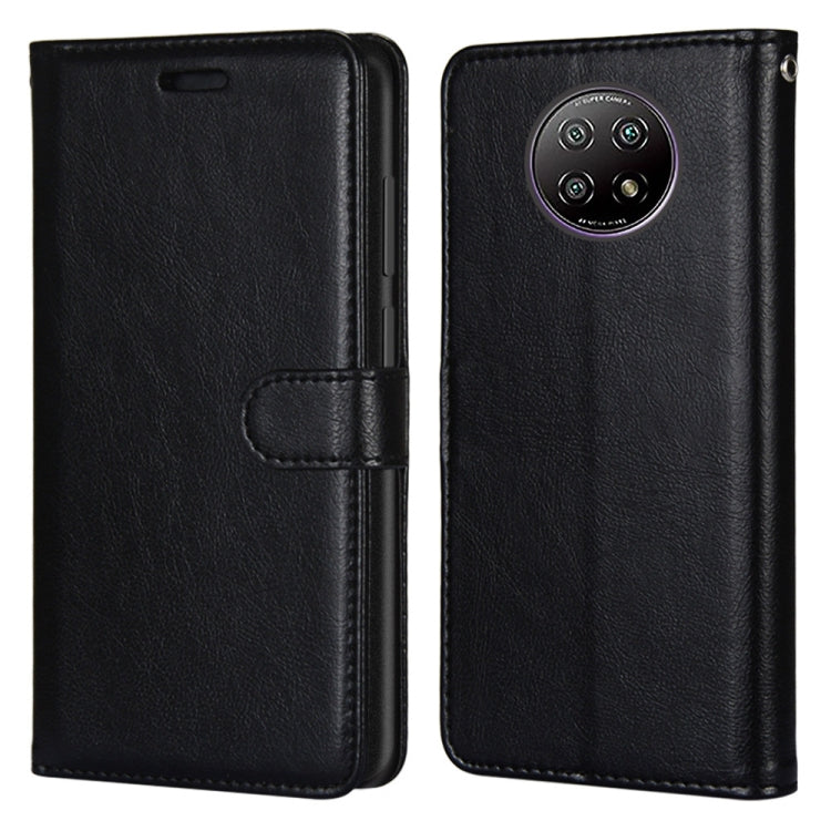 For Xiaomi Redmi Note 9 5G / Note 9T Pure Color Horizontal Flip PU Leather Case with Holder & Card Slots & Wallet & Photo Frame