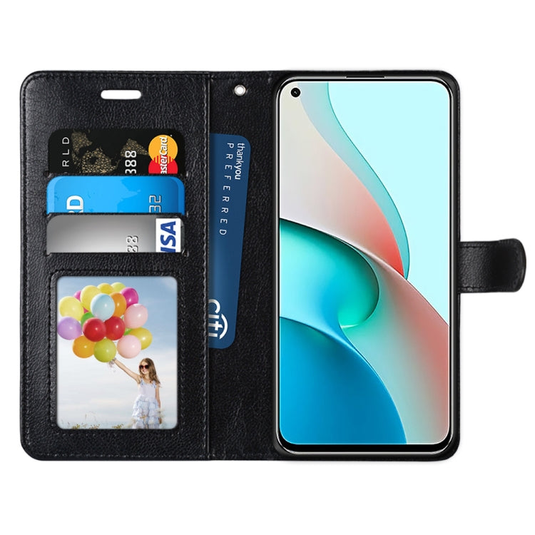 For Xiaomi Redmi Note 9 5G / Note 9T Pure Color Horizontal Flip PU Leather Case with Holder & Card Slots & Wallet & Photo Frame