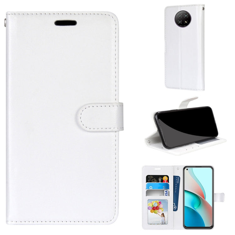 For Xiaomi Redmi Note 9 5G / Note 9T Pure Color Horizontal Flip PU Leather Case with Holder & Card Slots & Wallet & Photo Frame