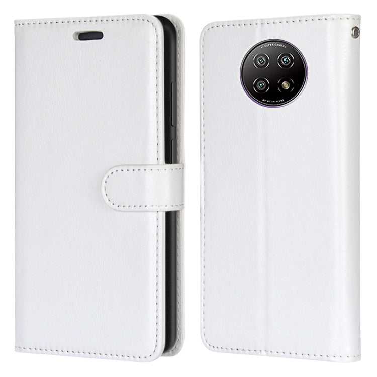 For Xiaomi Redmi Note 9 5G / Note 9T Pure Color Horizontal Flip PU Leather Case with Holder & Card Slots & Wallet & Photo Frame