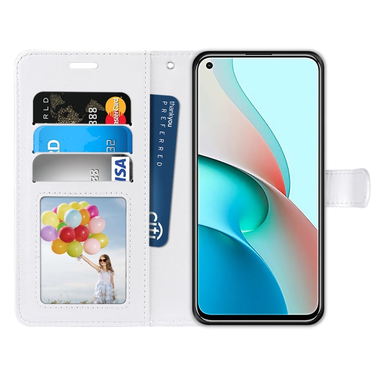 For Xiaomi Redmi Note 9 5G / Note 9T Pure Color Horizontal Flip PU Leather Case with Holder & Card Slots & Wallet & Photo Frame