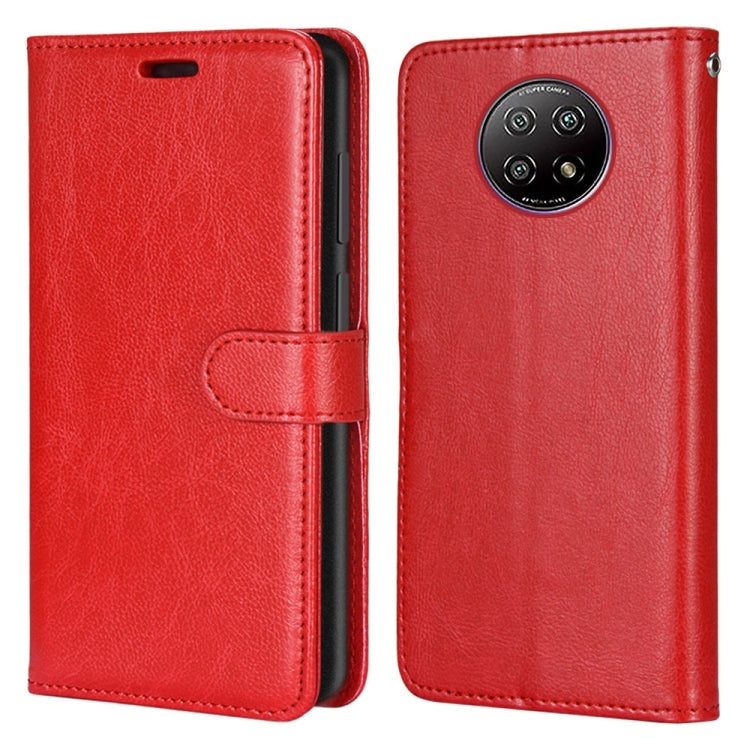 For Xiaomi Redmi Note 9 5G / Note 9T Pure Color Horizontal Flip PU Leather Case with Holder & Card Slots & Wallet & Photo Frame