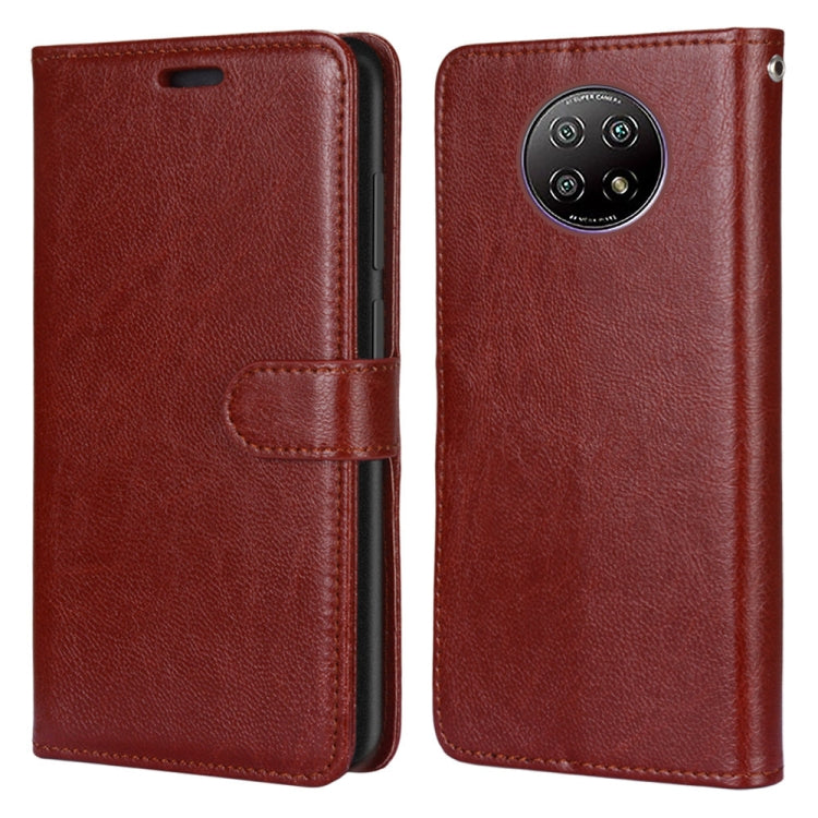 For Xiaomi Redmi Note 9 5G / Note 9T Pure Color Horizontal Flip PU Leather Case with Holder & Card Slots & Wallet & Photo Frame