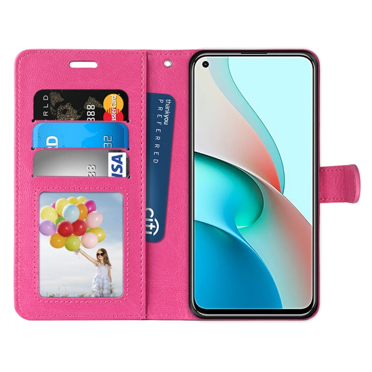 For Xiaomi Redmi Note 9 5G / Note 9T Pure Color Horizontal Flip PU Leather Case with Holder & Card Slots & Wallet & Photo Frame