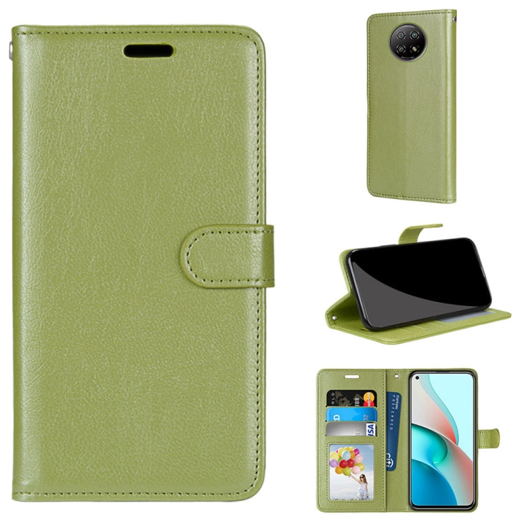 For Xiaomi Redmi Note 9 5G / Note 9T Pure Color Horizontal Flip PU Leather Case with Holder & Card Slots & Wallet & Photo Frame