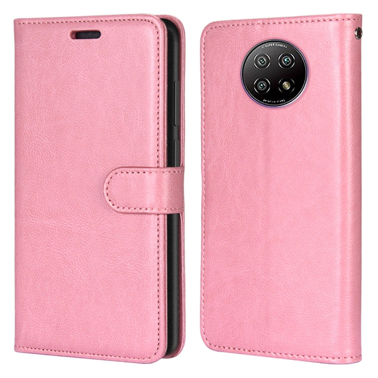 For Xiaomi Redmi Note 9 5G / Note 9T Pure Color Horizontal Flip PU Leather Case with Holder & Card Slots & Wallet & Photo Frame