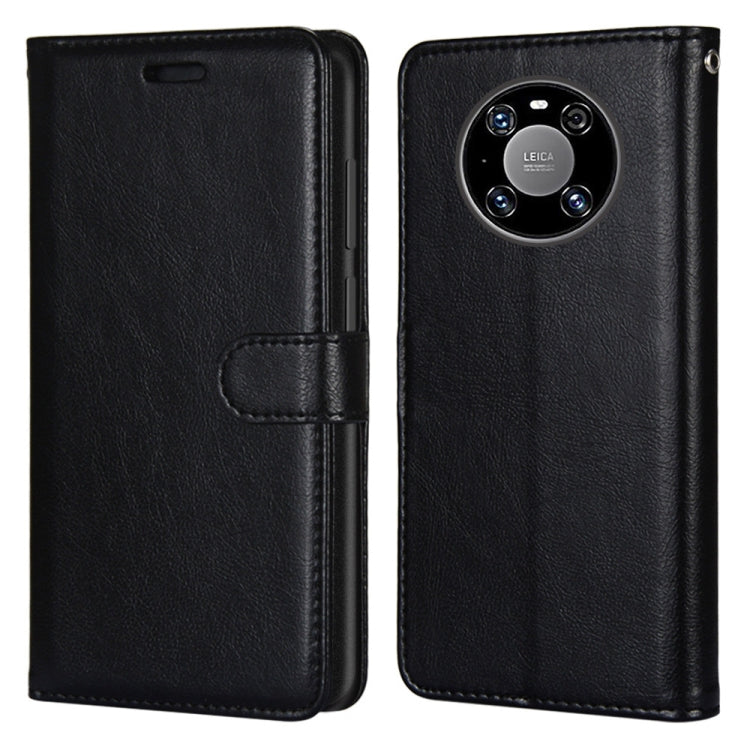 For Huawei Mate 40 Pro Pure Color Horizontal Flip PU Leather Case with Holder & Card Slots & Wallet & Photo Frame