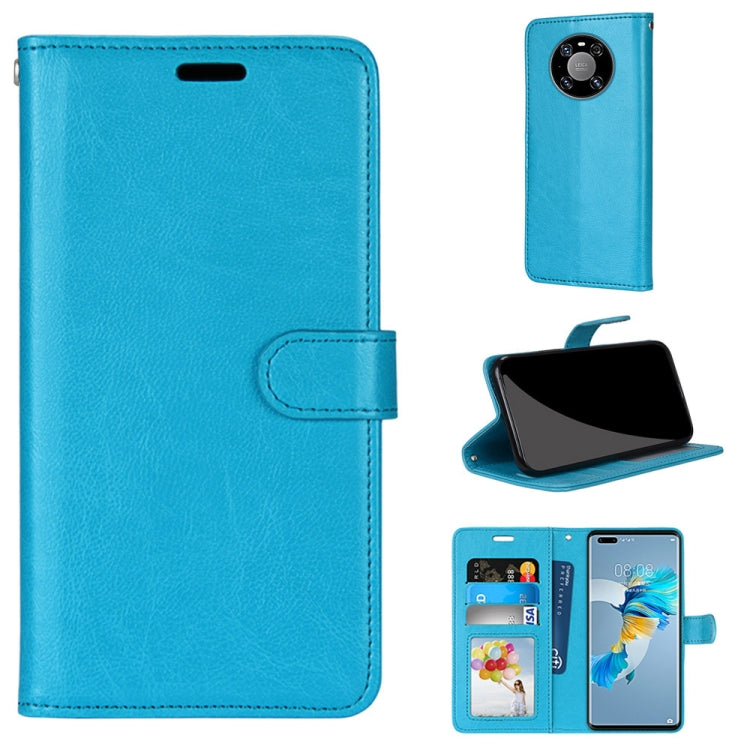 For Huawei Mate 40 Pro Pure Color Horizontal Flip PU Leather Case with Holder & Card Slots & Wallet & Photo Frame