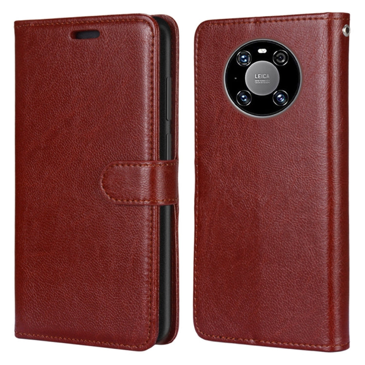 For Huawei Mate 40 Pro Pure Color Horizontal Flip PU Leather Case with Holder & Card Slots & Wallet & Photo Frame