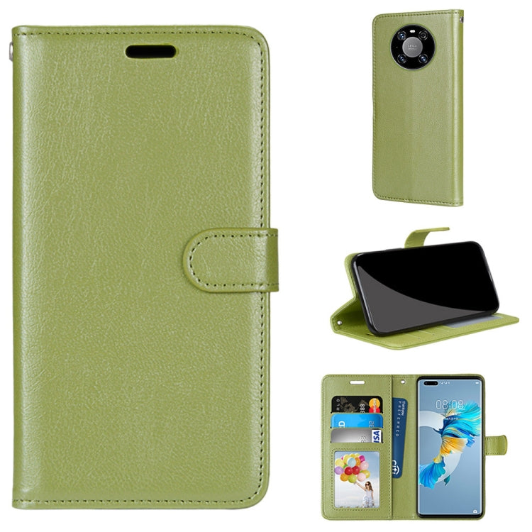 For Huawei Mate 40 Pro Pure Color Horizontal Flip PU Leather Case with Holder & Card Slots & Wallet & Photo Frame