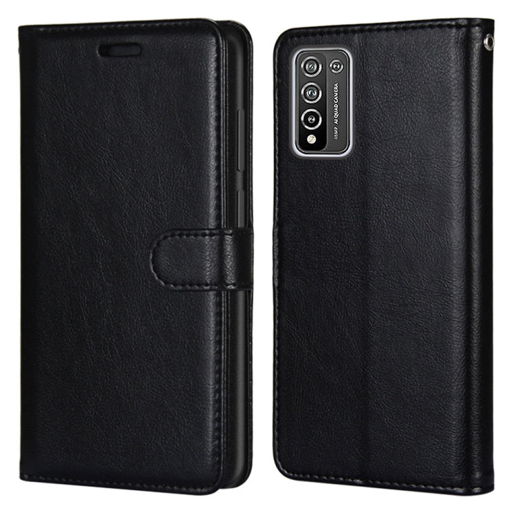 For Huawei Honor 10X Lite Pure Color Horizontal Flip PU Leather Case with Holder & Card Slots & Wallet & Photo Frame