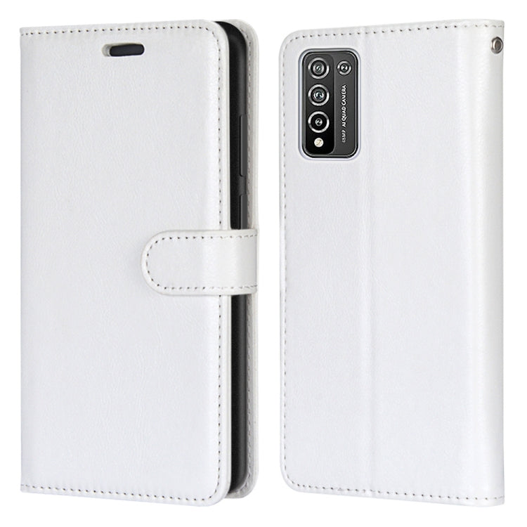 For Huawei Honor 10X Lite Pure Color Horizontal Flip PU Leather Case with Holder & Card Slots & Wallet & Photo Frame