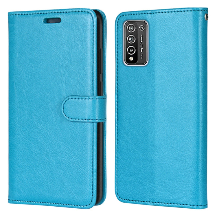 For Huawei Honor 10X Lite Pure Color Horizontal Flip PU Leather Case with Holder & Card Slots & Wallet & Photo Frame