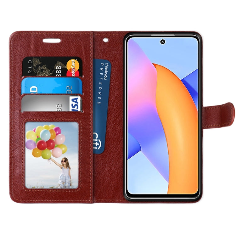 For Huawei Honor 10X Lite Pure Color Horizontal Flip PU Leather Case with Holder & Card Slots & Wallet & Photo Frame