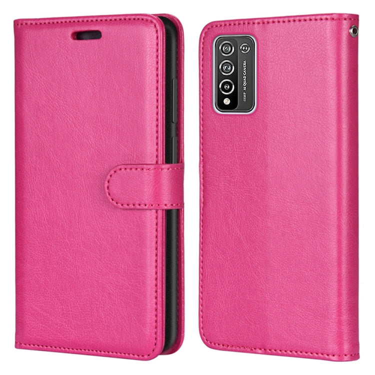 For Huawei Honor 10X Lite Pure Color Horizontal Flip PU Leather Case with Holder & Card Slots & Wallet & Photo Frame